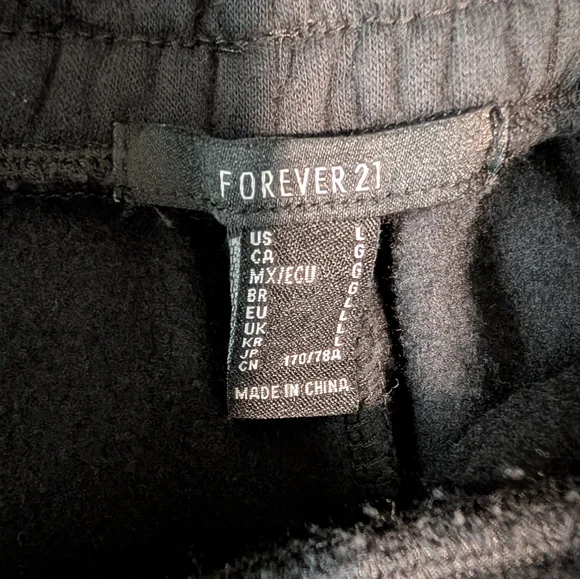 Sporty Y2K Side Stripe Tie Hem Athletic Shorts Black Athleisure Lounge Minimal L - Picture 7 of 7